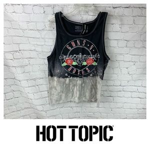 Hot Topic Guns N Roses Graphic Tank Tie Dye